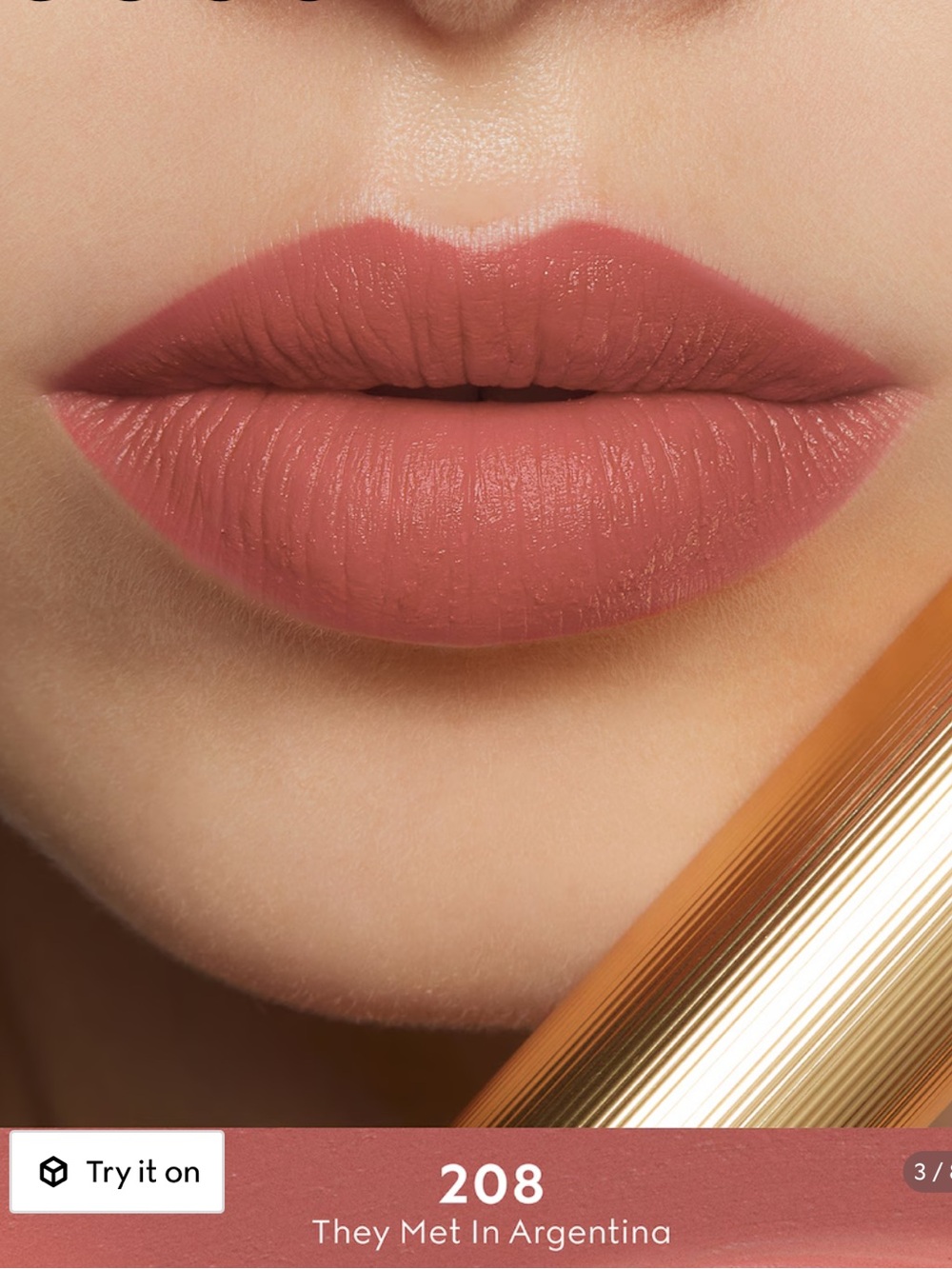 Gucci Matte Lipstick - #208 They Met In Argentina